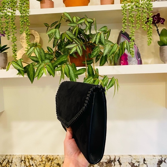 Stella McCartney Black Velvet Crossbody/Clutch! - Picture 6 of 6